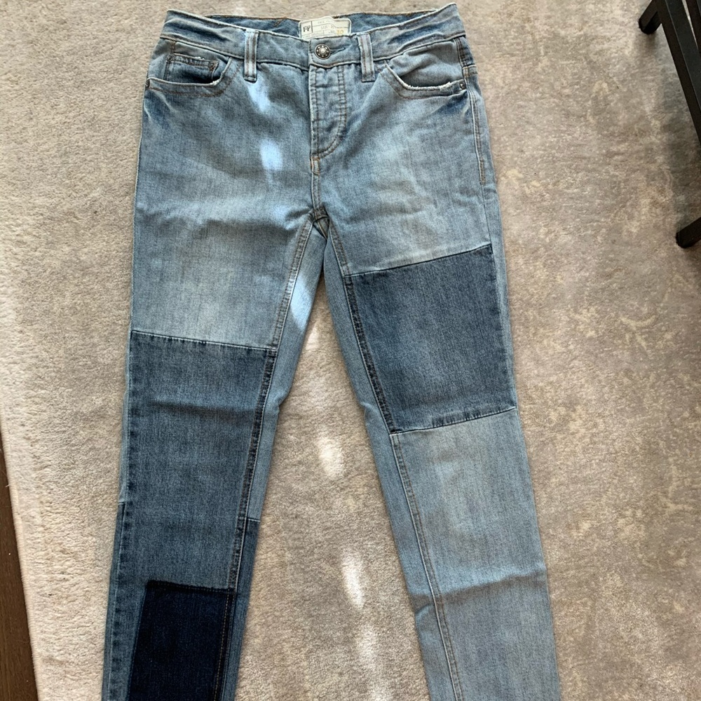 Free people cropped jeans